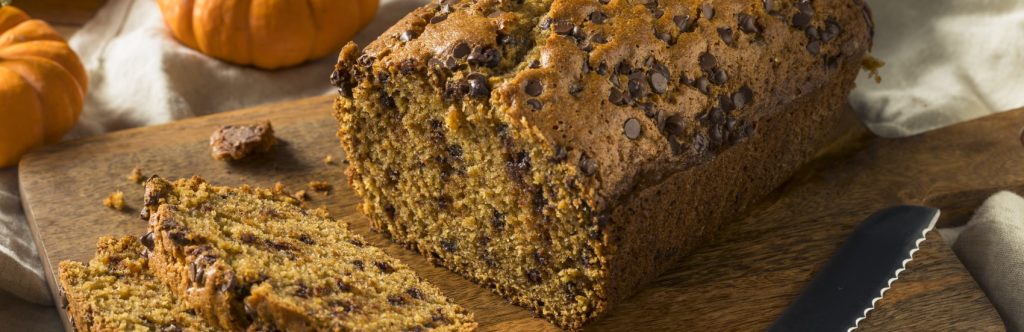 Pumpkin Bread with Chocolate Chips
