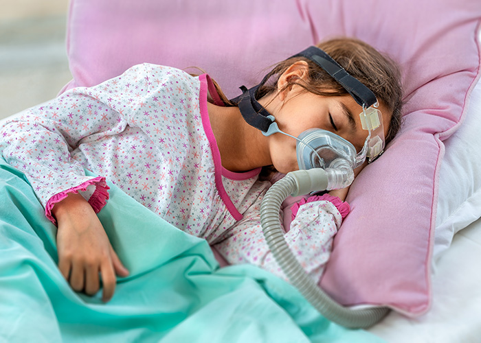 Child with Sleep Apnea Child with Sleep Apnea